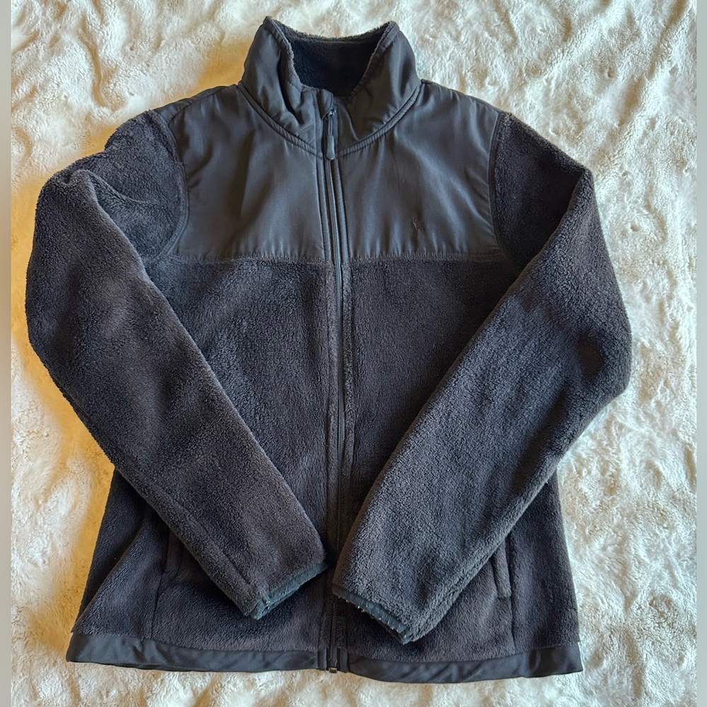 🍀Danskin Now Black Jacket Small Zip with pockets. Super soft, warm. Clean. GUC